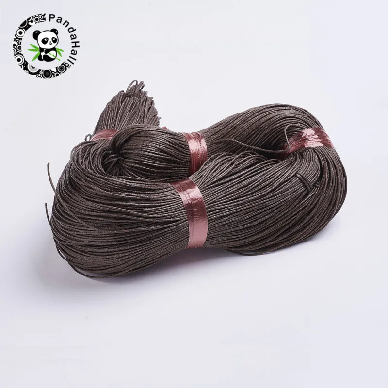 

1mm Chinese Cotton Wax Cord for Bracelet Necklaces Braided Jewelry Making DIY about 400m/bundle