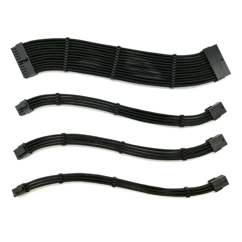 24ピン8ピン6ピンケーブル用の透明な黒のプラスチックケーブルコーム