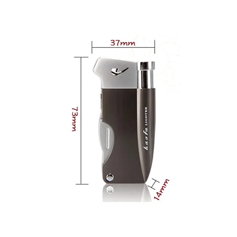 New Torch Turbo Pipe Lighter Butane Gas Tobacco Cigar Lighters Folding Pipe Tool Fire Windproof Multifunction Lighter