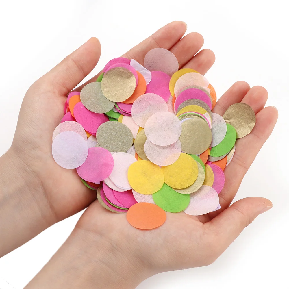 10g  Heart Shape Multicolor Wedding Sprinkles Paper Confetti Boda Birthday Party Table Decoration Balloon Fillers  26mm