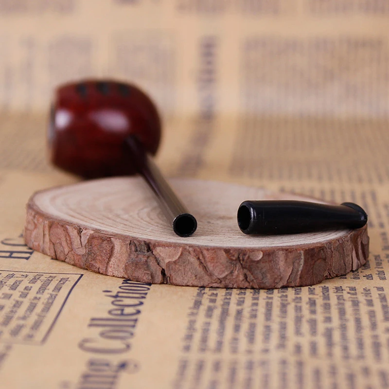 Carving Mini Red Sandalwood Pipes Smoking Portable Smoking Pipe Herb Tobacco Pipe Narguile Grinder Smoke Cigarette Holder