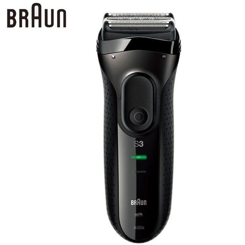 Braun Series 3 Electric Shavers 3020S S3 Shaver Razor Blades Beard Shaving Machine For Men Face Care Long Hair Trimmer 100-240V