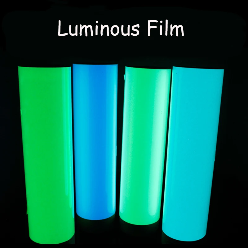 A4 Size Film for Green or Blue Light High Quality Brightness Luminous  Fluorescent Sticker