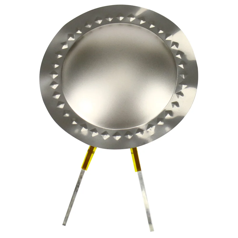 Ghxamp 44.4 مللي متر مكبر صوت لفائف التيتانيوم فيلم 44.5 النواة التريبل صوت لفائف جولة النحاس سلك السماعة إصلاح أجزاء 2 قطعة