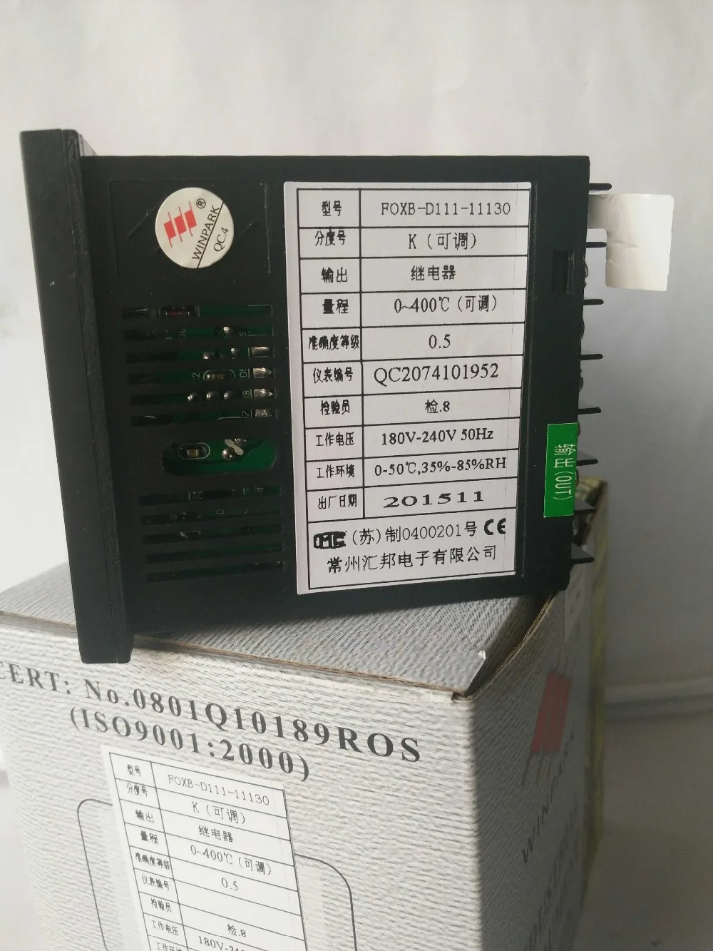 

winpark new version GT8-DTl110-c751-x replace foxb-d111-11130 Changzhou Huibang Temperature Controller new original