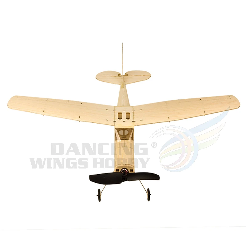 Mini Cessna L-19 RC modello di aereo 3CH Electric Powered RC Airplane 320mm Wingspan Balsa Wood Aircraft Model Building kit K12