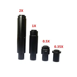 HAYEAR 0.35X 0.5X 1X 2X Eyepiece Auxiliary Lens Adapter For C-mount Microscope Zoom Lens for 180X /300X Model Microscope Camera