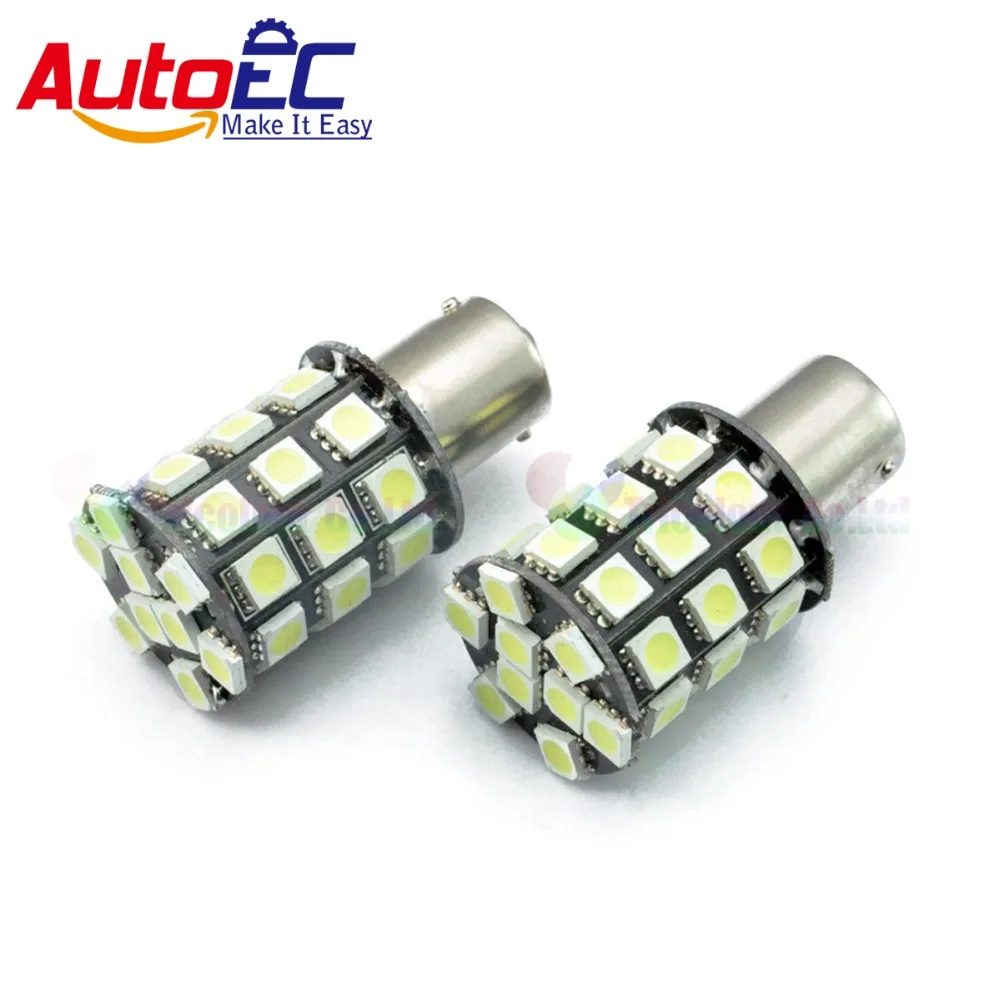 AutoEC S25 1156 BA15S 1157 BAY15D 36 SMD 5050 36 Led Parking Lights reverse Lamp Auto Bulb 12V 100pcs/lot #LF62