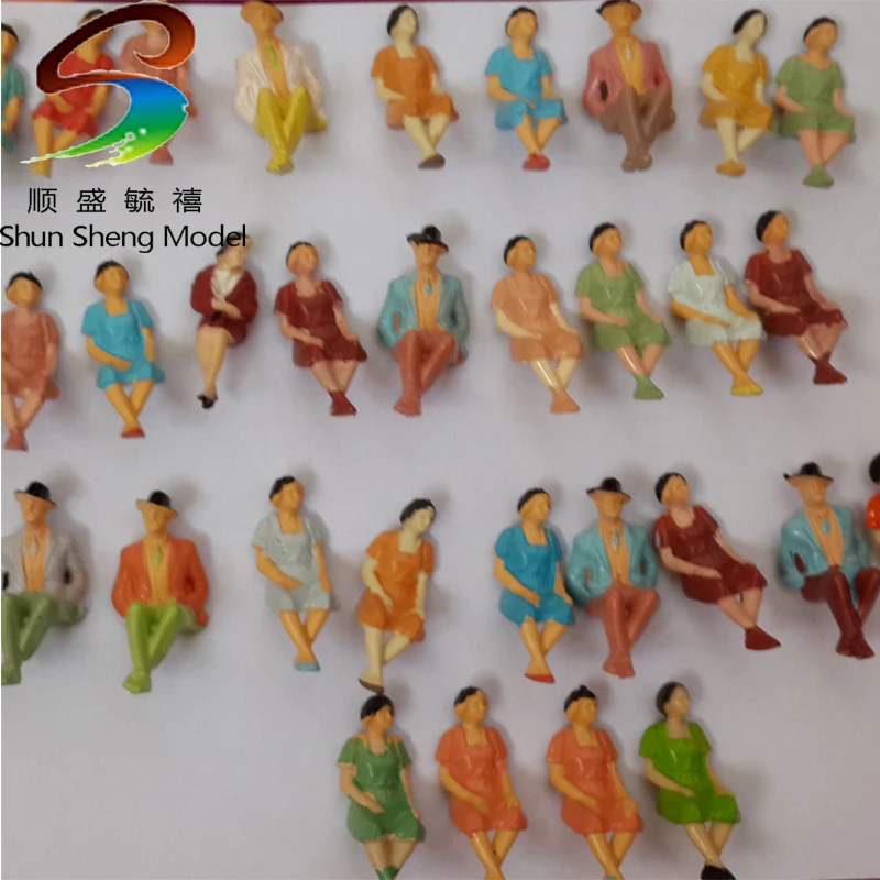 

100pcs scale 1/30color model plastic figure model humans