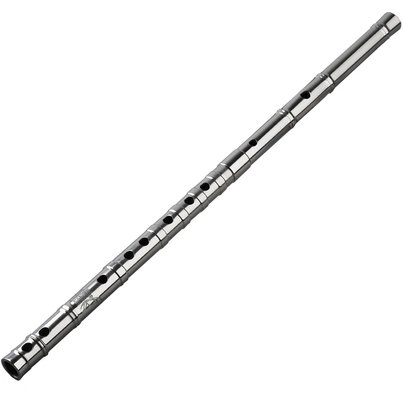 

Professional Titanium Tube CDEFG Key 8 Holes Flute Chinese Dizi Metal Two-section Flute Classic Woodwind Musical Instruments