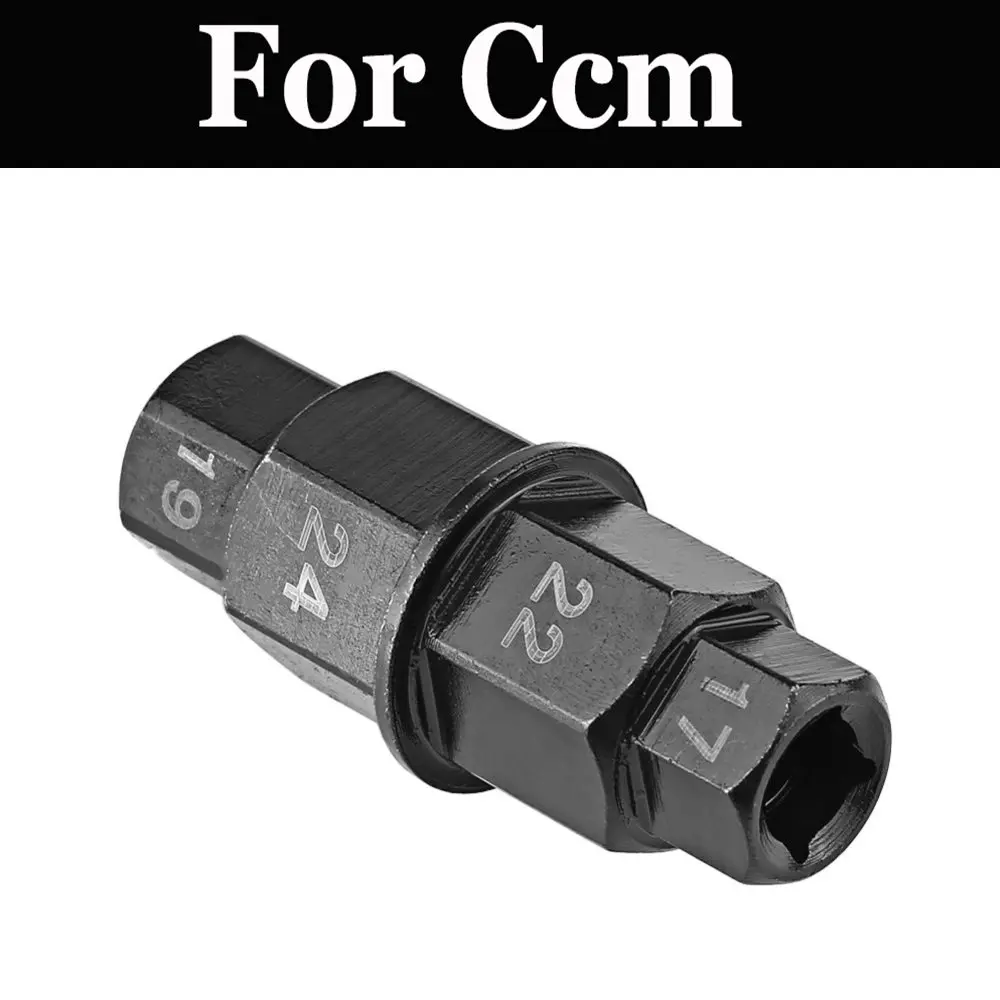 17 19 22 24 мм Универсальный мотоцикл колесо Шестигранная ось инструмент Seckill гаечный ключ адаптер для Ccm 644 604 Ds E Supermoto Ft35s