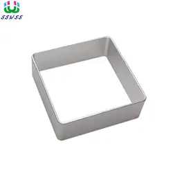 Little Square Shape Cookie Cutter Biscuit Press Stamp Embosser Sugar Pasty Cake DIY Baking Mould Cake Cookie Cutters Tools