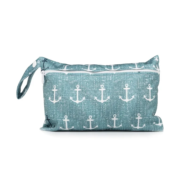 35 pattern NEW Size: 15*22.5CM Wetbags Washable Reusable Cloth diaper Nappies Bags Waterproof Swim Sport Travel Carry bag