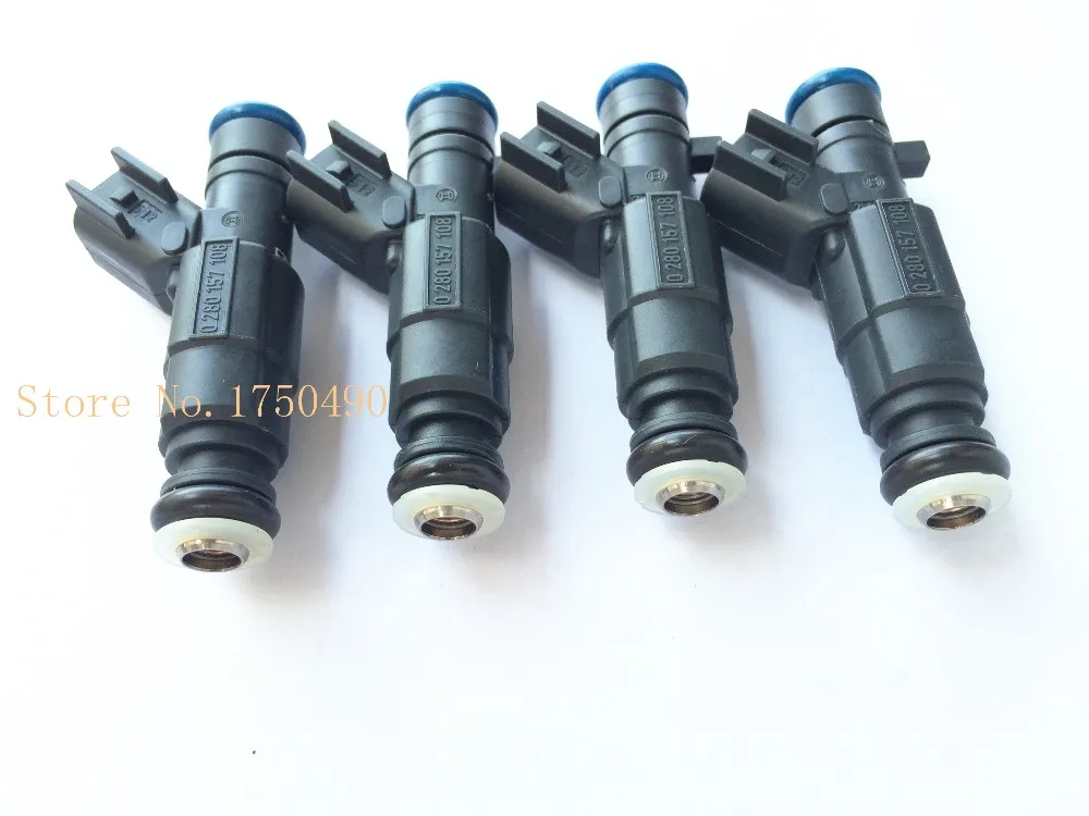 4PCS Original Fuel Injector / 6 Holes Injection Nozzle For Sail 2010 Geniune 9023783 0280157108