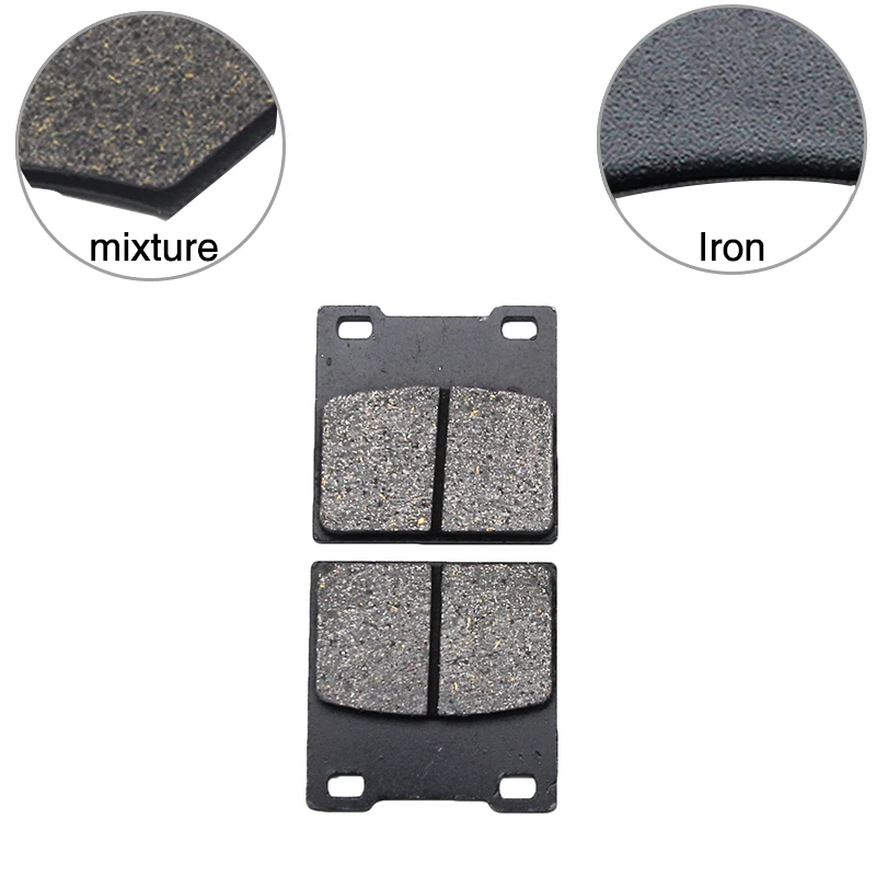 Alconstar Motorcycle Disc Brake Pads Set For KAWASAKI Z250/ZXR 400/ZXR 750/ZX-7R/ZZR 1100/ZZR 1200 Brake System Part