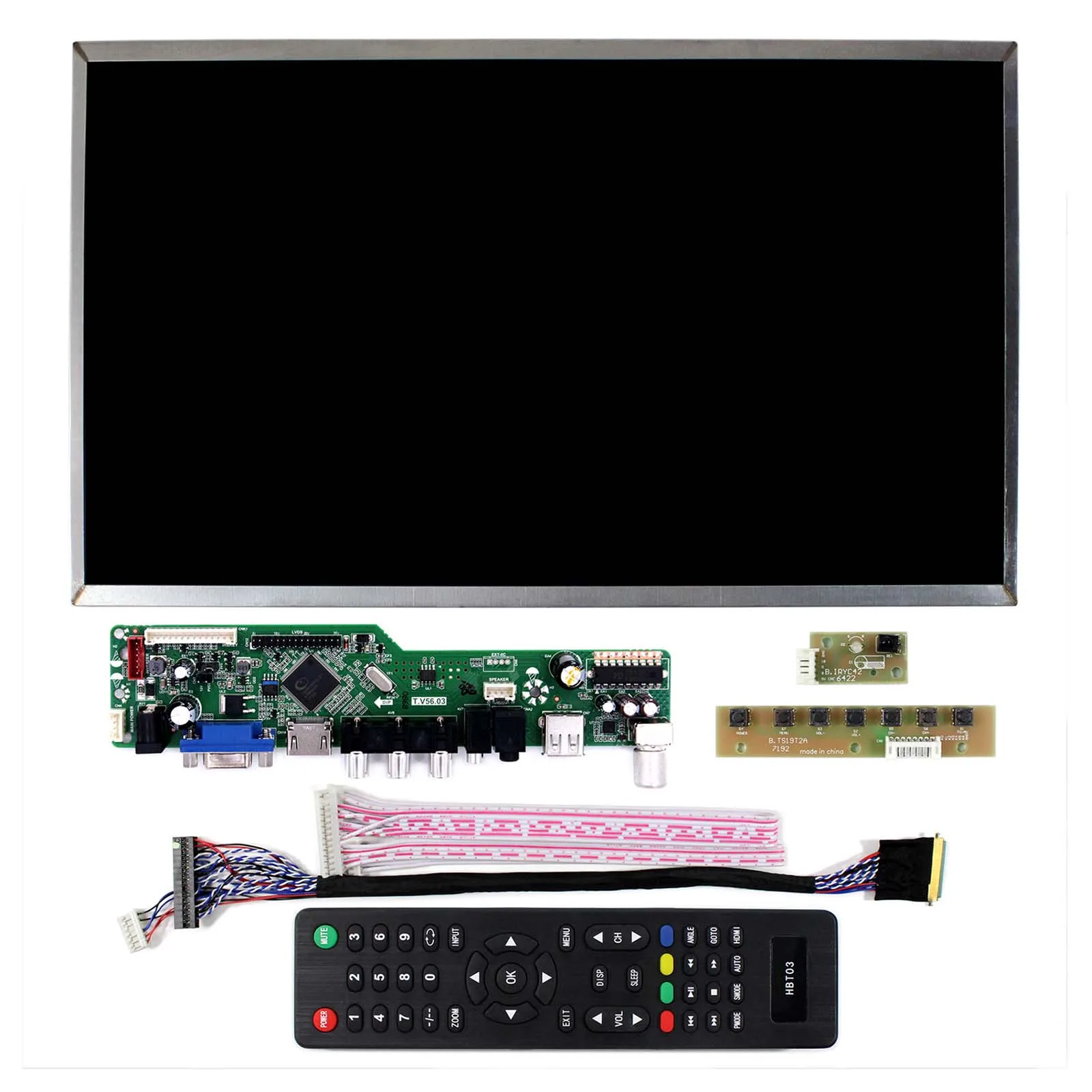 Lcdコントローラボードhd mi vga av usb液晶ボード14 "LP140WD1 1600 × 900 lcdディスプレイ