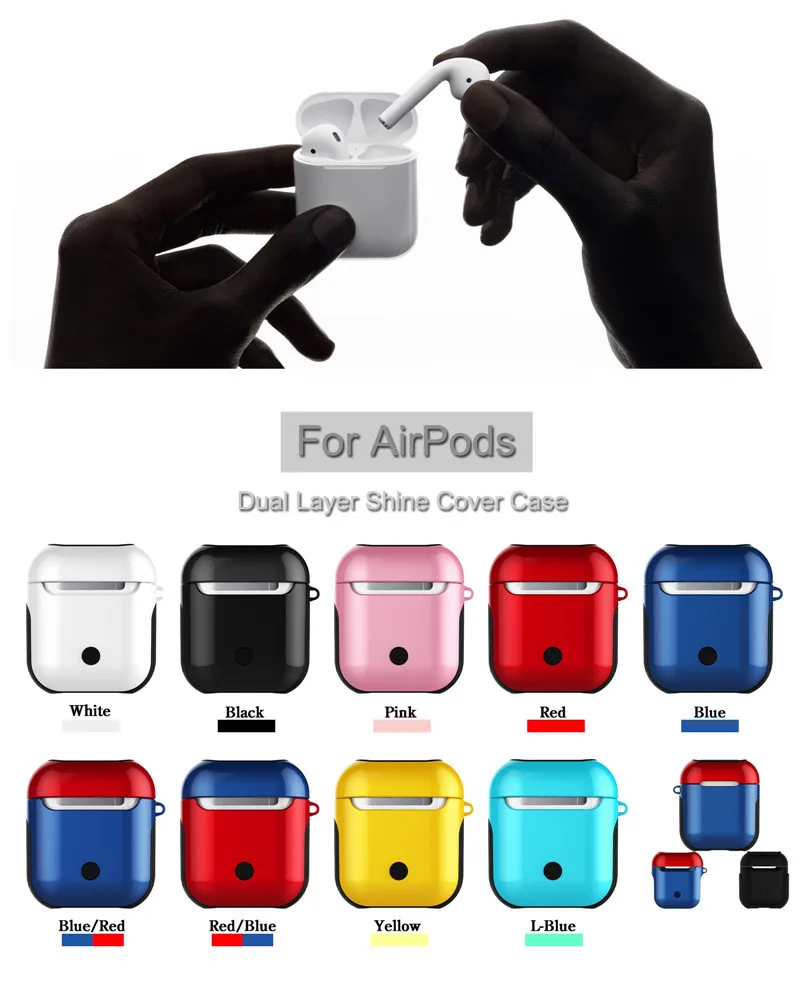 Funda protectora de moda para Apple Airpods 1/2, estuche de carga con Bluetooth, funda protectora para Airpods
