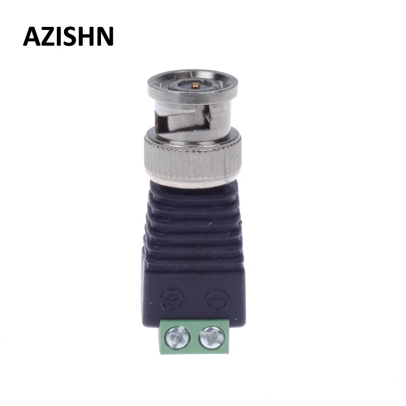 

AZISHN 10Pcs/lot Coaxial Coax BNC Connector Coax BNC Twist For CCTV Camera