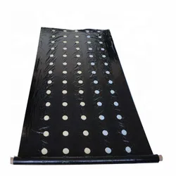 95cm*10m 5Holes 0.03mm Garden Vegetable Black Film Agricultural Plants Film Plastic Perforated PE Mulch Film Mulching