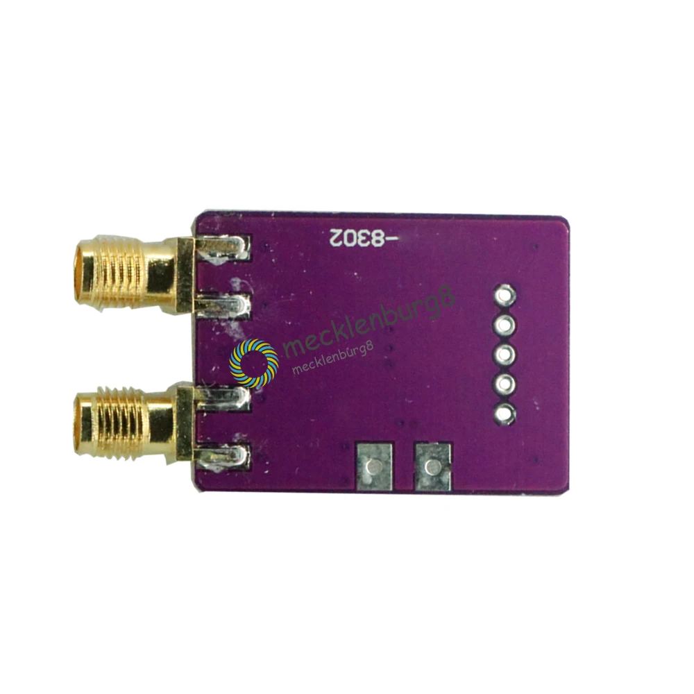 DC 5V AD8302 wideband amplifier module bandwidth logarithmic amplifier board amplitude phase detector 2.7 GHz purple