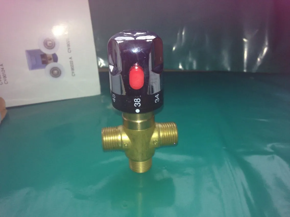 

Copper thermostatic valve water heater shower pipeline valve thermostat dn15 4