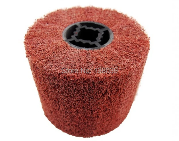 120 mét X 100 mét Trống Không Dệt Mài Mòn Đánh Bóng Bánh Xe (Xi Lanh buffing bánh xe) vẽ bánh xe cho dây vẽ máy 4 cái