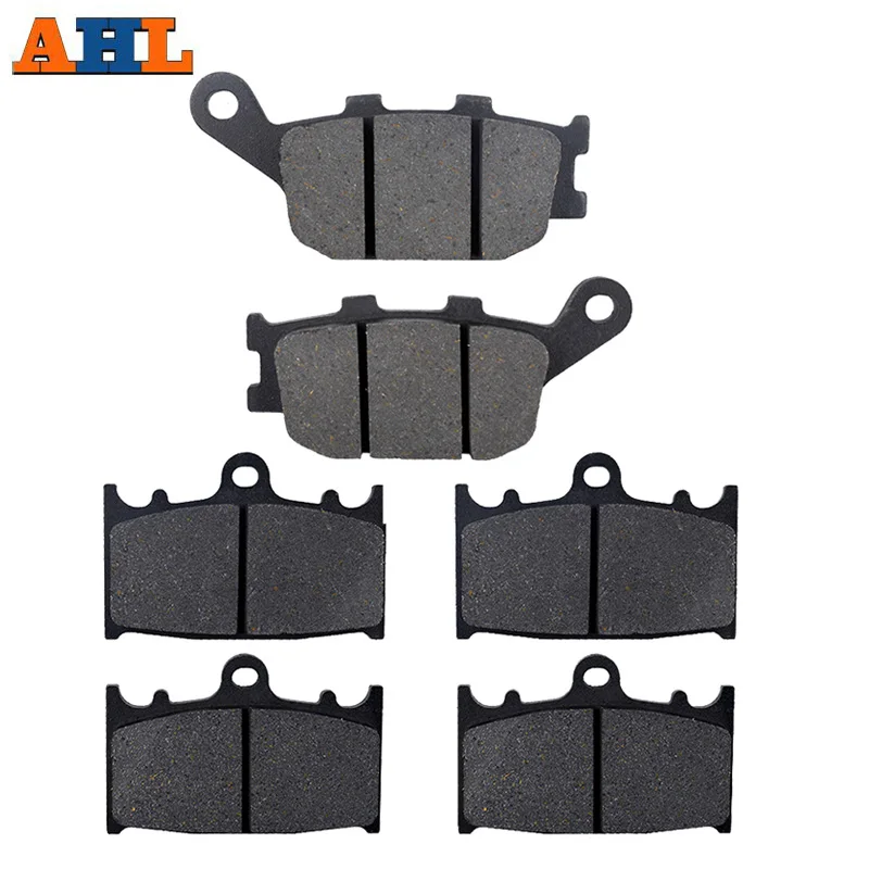 AHL Motorcycle Front & Rear Brake Pads Disks For Suzuki GSF 650 1250 Bandit 2007 2008 2009 2010 2011 2012 2013 SV 1000