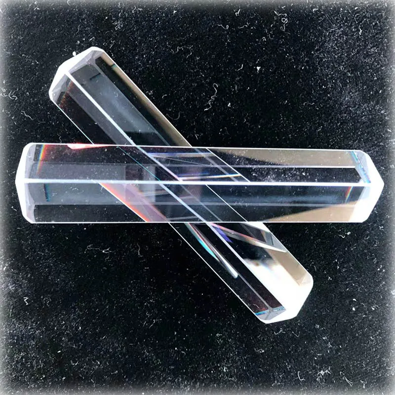 

Drop shipping Triangular color prism K9 Optical Glass Right Angle Reflecting Triangular Prism For Teaching Light Spectrum