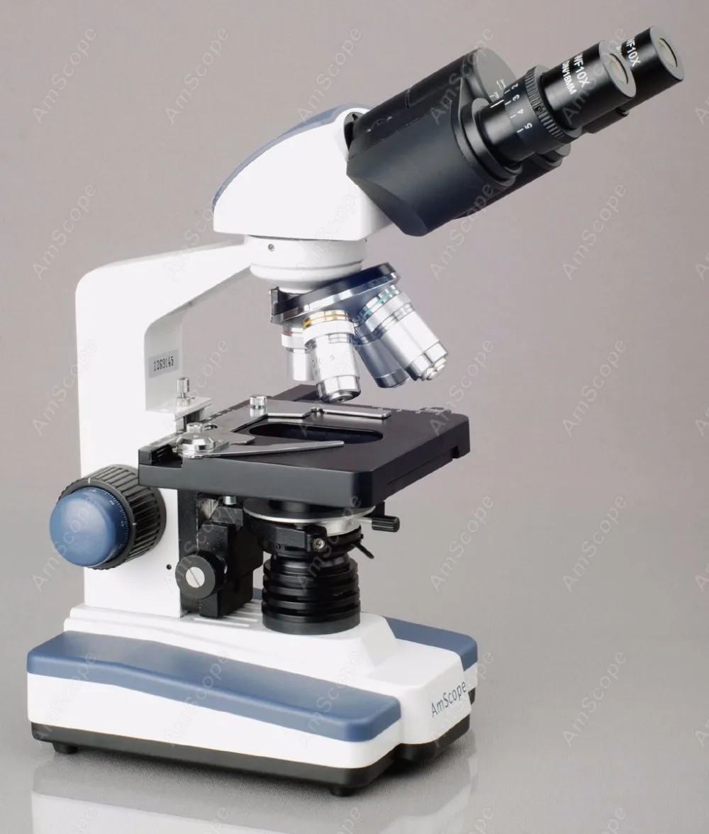 AmScope Supplies 40X-2000X LED Digital Binocular Compound Microscope with 3D Stage + USB Camera