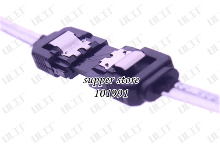 DEBROGLIE 10 STÜCKE vergoldete SATA3.0 Kompatibilität SATA 2,0 Datenkabel Butt zu Butt Karte SATA DATEN Kabel Verlängern bord