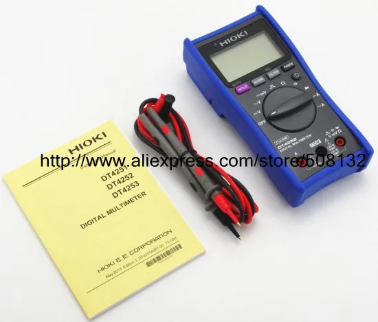 HIOKI DT4252 DIGITAL MULTIMETER Meter Speedy Performance of Professional Testing DT4252-30