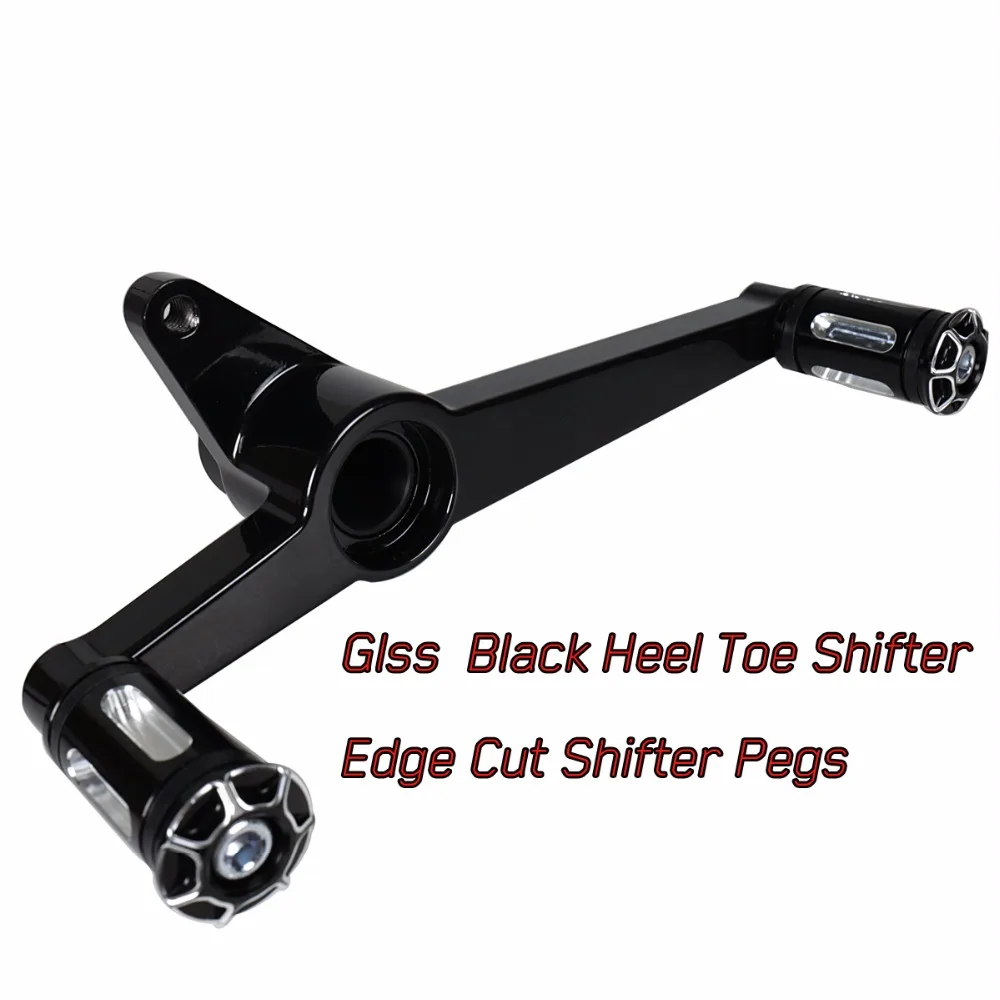 Gloss Black Heel Toe Shifter&Pegs For Harley 2004-2013 2014 2015 2016 2017 2018 2019 2020 Sportster 883 1200 48 Models