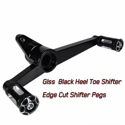 Gloss Black Heel Toe Shifter&Pegs For Harley 2004-2013 2014 2015 2016 2017 2018 2019 2020 Sportster 883 1200 48 Models