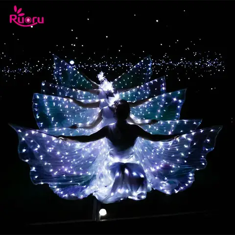 LED Isis Wings for Belly Dance Stage Performance RUORU