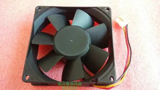 Original  8025  DC12V 0.8W 80*80*25MM KDE1208PTV313.MS.AF.GN  3 Wire Fan