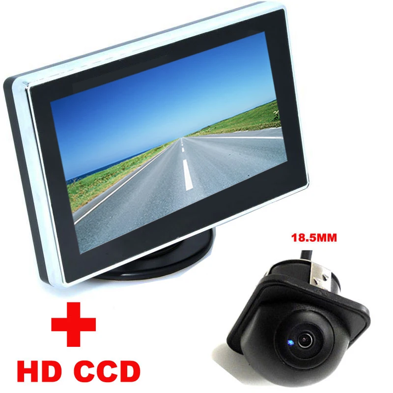 Auto Parking Assistance Univesal 18.5mm CCD CCD Car Rear View Camera + 3.5