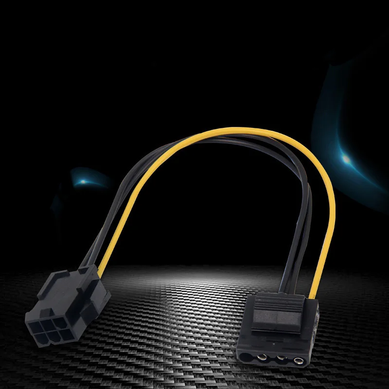 Molex PCI-E อะแดปเตอร์ IDE 4Pin 4 Pin Female to 6 Pin หญิง 6Pin กราฟิกการ์ด Converter Cable 1 pcs 1 pcs ขายส่ง