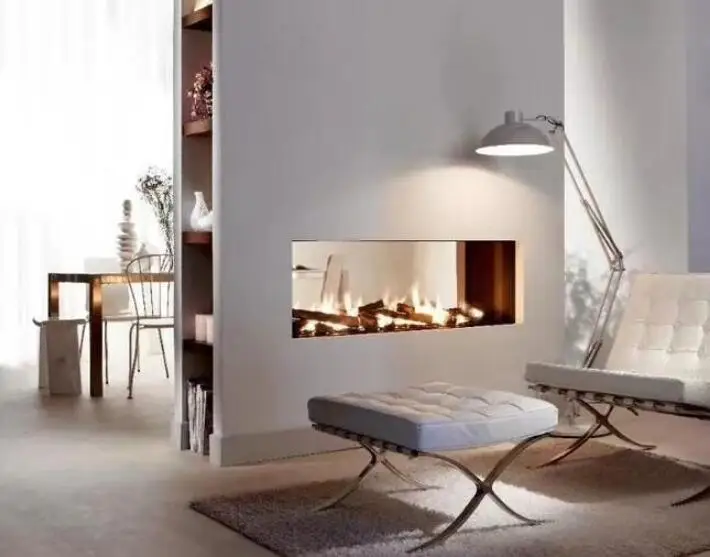 

Inno-Fire 48 inch real fire intelligent smart ethanol smokeless fireplace