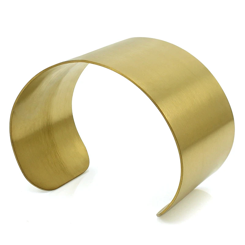 Fashion Wide Bracelets Geometric Cuff Bangles For Women Men Femme Statement Gold/Silver Color Jewelry