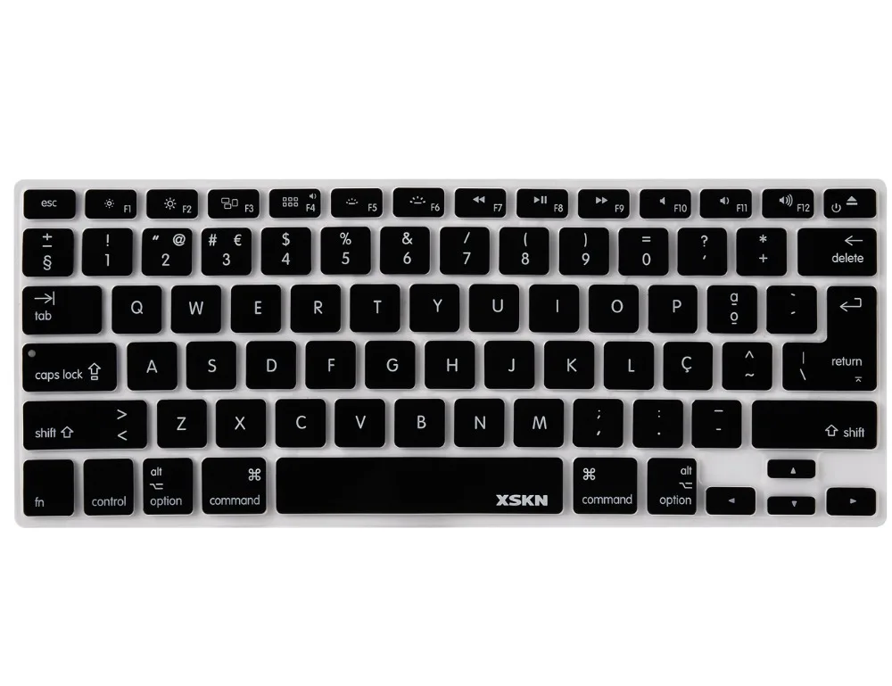 XSKN Portuguese Keyboard Skin Cover Guard for Retina Display Macbook Pro 13