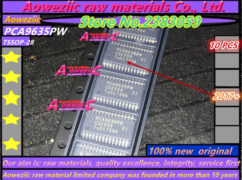 Aoweziic  2021+ 100% new  original PCA9635 PCA9635PW  PCA9685 PCA9685PW TSSOP-28  PCA8575 PCA8575PW  TSSOP24 LED driver chip