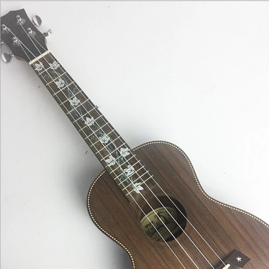 Ukulele Tastiera In Nota Decalcomania Tastiera Sticker Tasti Mappa Etichetta Autoadesivi Delle Decalcomanie per Principianti-Il Rattan Fiore