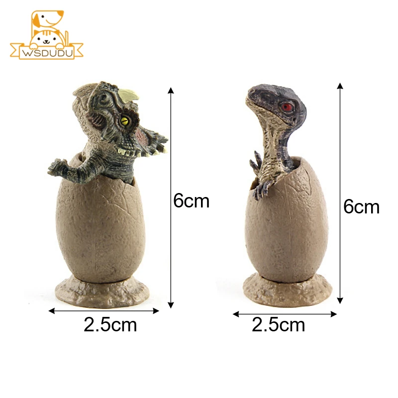 Mini Dinosaur Hatch Egg Triceratops Maiasaura Tyrannosaurus Rex Action Figure Decor Model Cute Animal Figurine Toy Children Gift