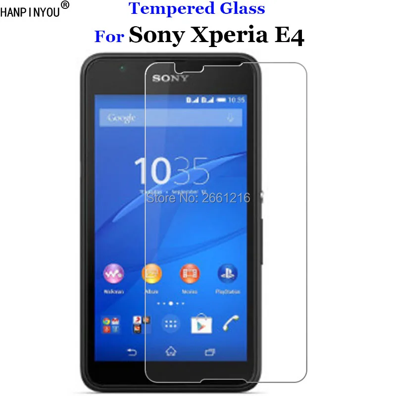 For Sony Xperia E 4 Tempered Glass 9H 2.5D Premium Screen Protector Film For Sony Xperia E4 E2105 E2114 E2115 E2124 Dual 5.0