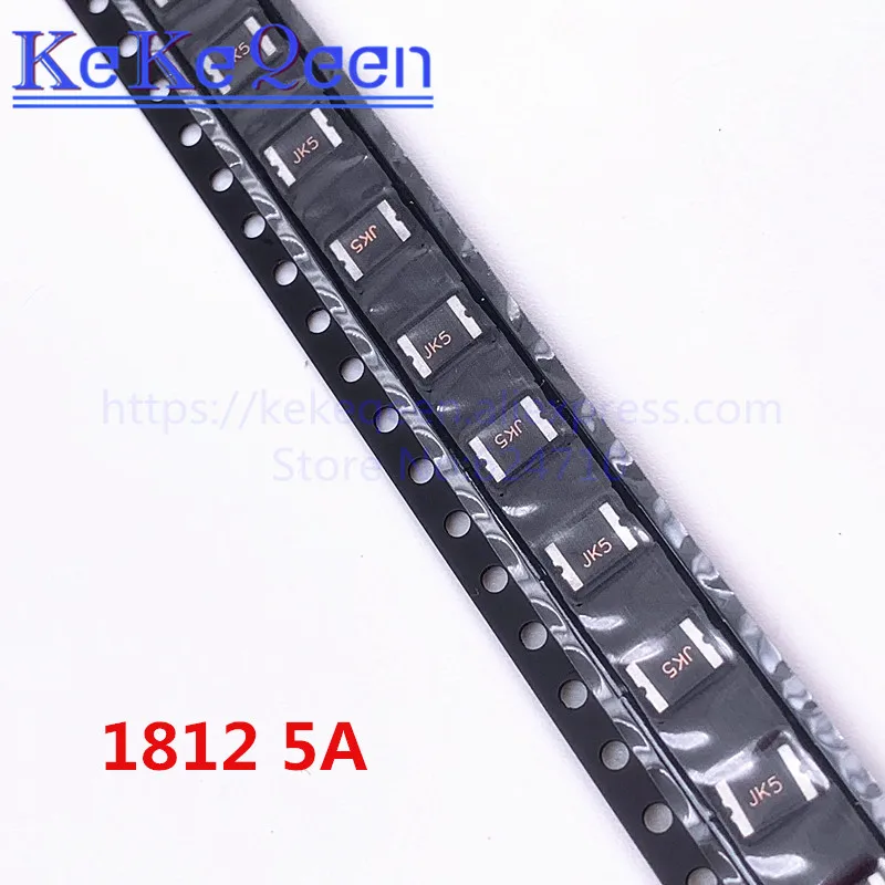 100PCS PTC FUSE 1812 5A 5000MA 8V 18V 24V 48V 60V SMT SMD PPTC Resettable Fuses