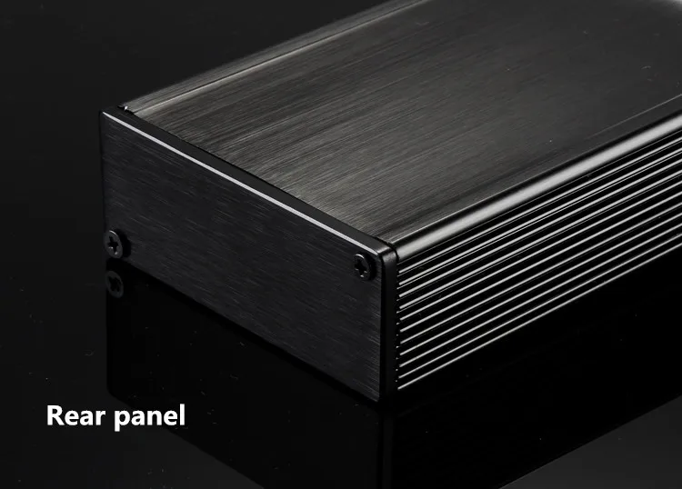 Алюминиевый корпус усилителя корпуса измерительного корпуса усилителя/корпус/коробка DIY (66*27*100 мм)