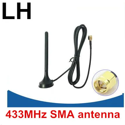 

433MHz PCB module magnetic whip antenna SMA male 3dB