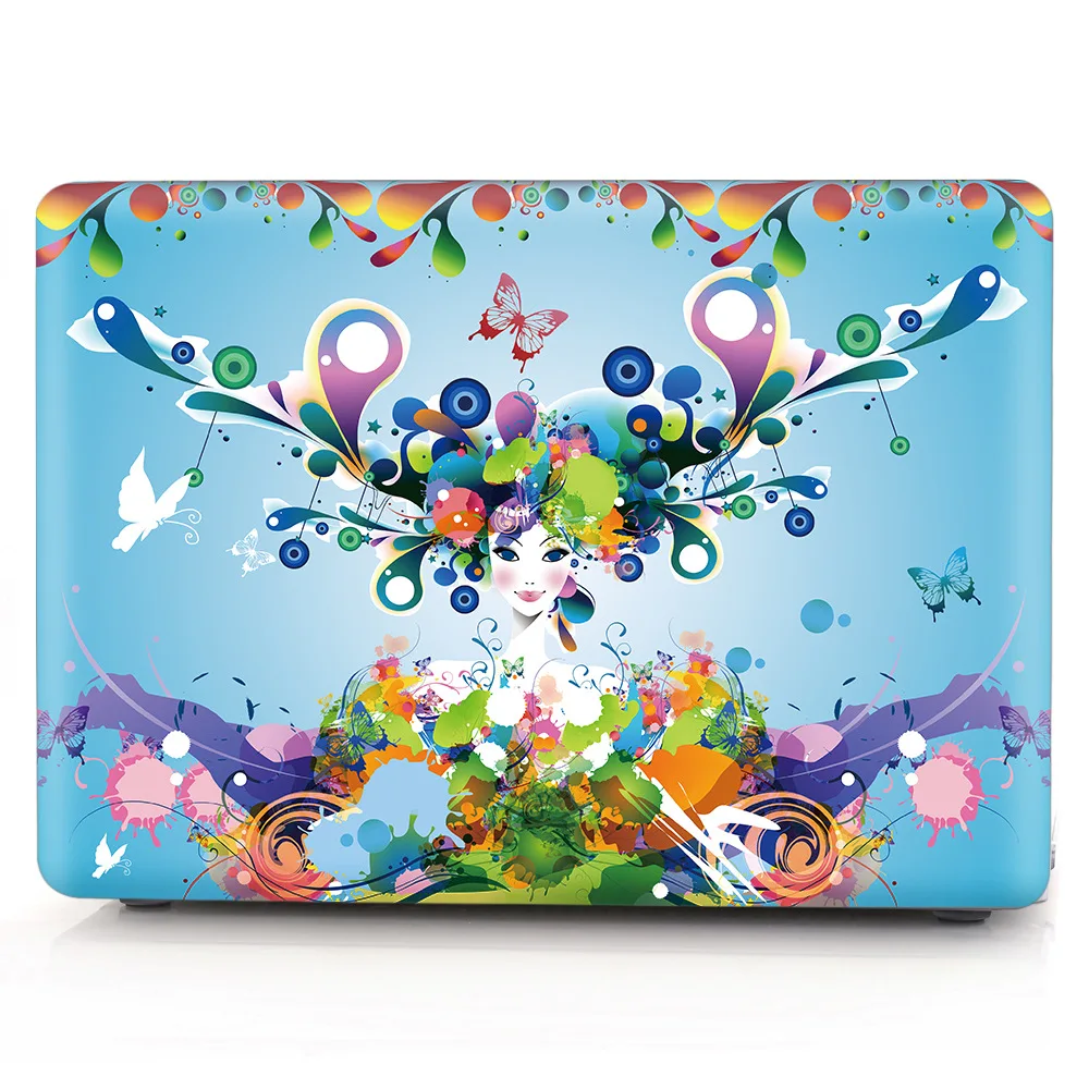 For Apple Macbook Apple Laptop Case 11/12/13/13.3/15/ 15.4 Air Pro Retina Touch Bar Flower Shell