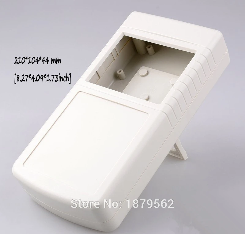 One pcs 210*104*44mm handheld plastic boxes for electronics project ABS junction box housing DIY instrument control switch case