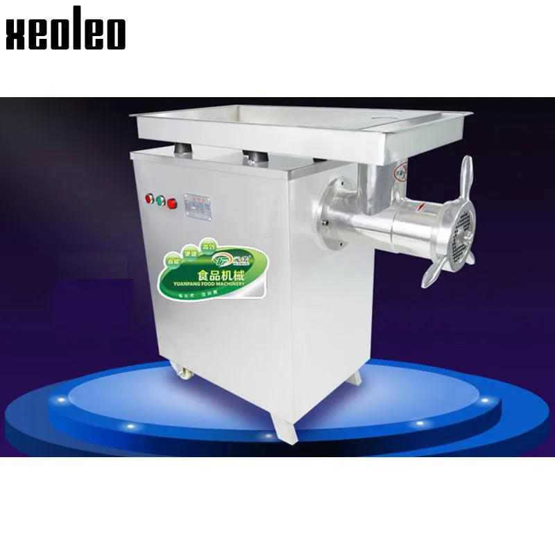 

XEOLEO 600KG/H Commercial Meat Grinder Sausage stuffer Meat Mincer Stainless steel Food chopper Electric Processor Ship by sea